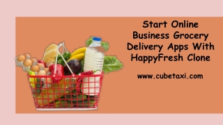 Start Online Business Grocery Delivery Apps With HappyFresh Clone