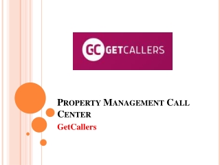 Property Management Call Center | GetCallers