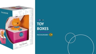 Custom Printed Toy Packaging boxes