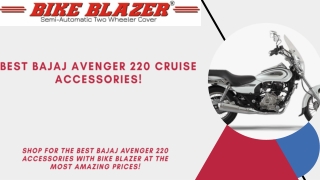The best Avenger 220 street accessories in India