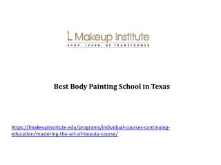 Best Body Painting School in Texas