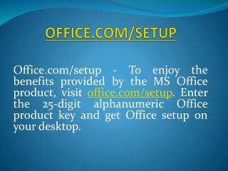 office.com/setup product key