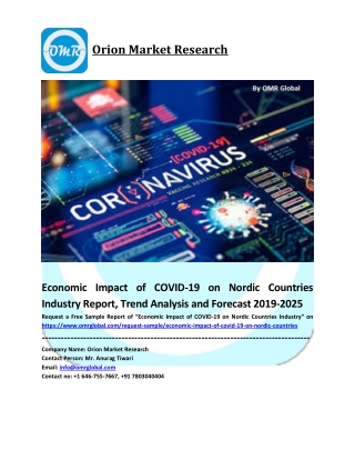 Impact of COVID-19 on Norway Economy -  Growth, Size, Share, Industry Report and Forecast to 2019-2025