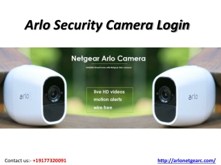 Arlo Camera Setup Login Pdf