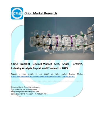 Spine Implant Devices Market pdf