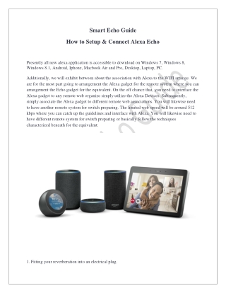 Set up the alexa app