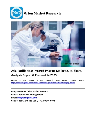 Asia-Pacific Near Infrared Imaging Market Size, Share and Forecast 2019-2025