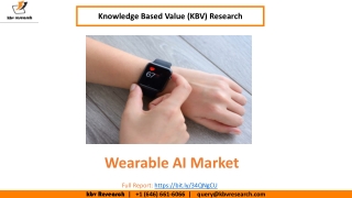 Wearable AI Market size is expected to reach $38.3 billion by 2025 - KBV Research