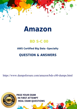 Latest BDS-C00 Exam Questions Answers - BDS-C00 Dumps PDF DumpsforSure