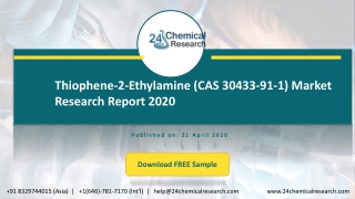 Thiophene 2 Ethylamine CAS 30433 91 1 Market Research Report 2020