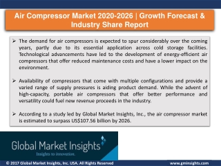 Air Compressor Market is Projected to Witness Exponential Growth by 2026