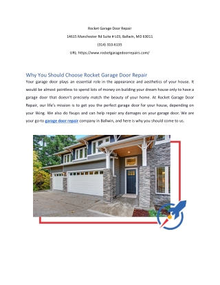 Rocket Garage Door Repair