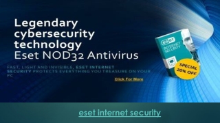 eset internet security