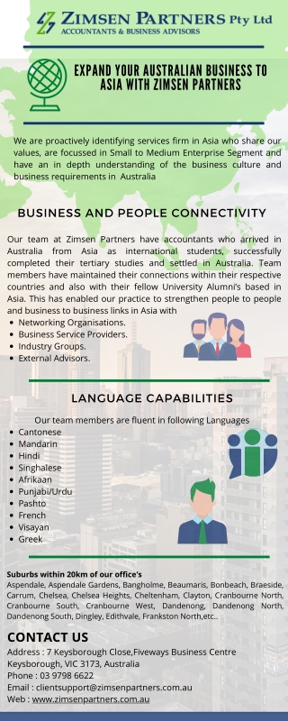 Expand Your Australian Business to Asia with Zimsen Partners
