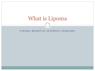 Get the Best and Secure Lipoma Treatment