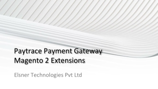 Paytrace Payment Gateway Magento 2 Extensions