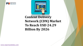 content delivery network cdn market