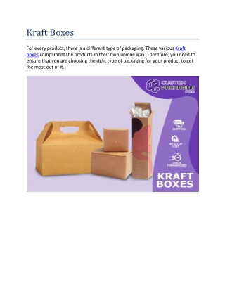 Kraft Boxes