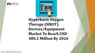 Hyperbaric Oxygen Therapy (HBOT) DevicesEquipment Market