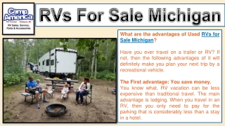 RVs for Sale Michigan