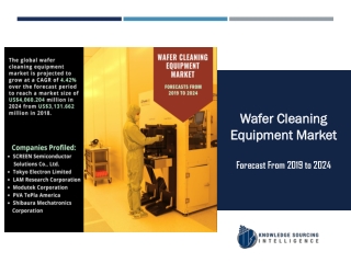 Wafer Cleaning Equipment Market to be Worth US$4,060.204 Million by 2024