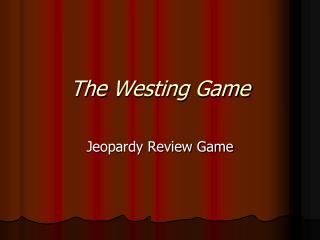 The Westing Game