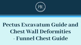 Pectus Excavatum Guide and Chest Wall Deformities - Funnel Chest Guide