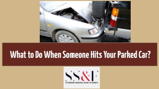 What to Do When Someone Hits Your Parked Car?