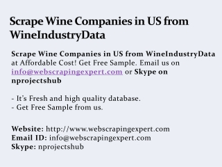Scrape Wine Companies in US from WineIndustryData