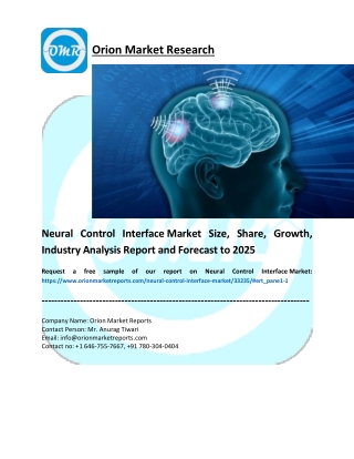 Neural Control Interface Market pdf