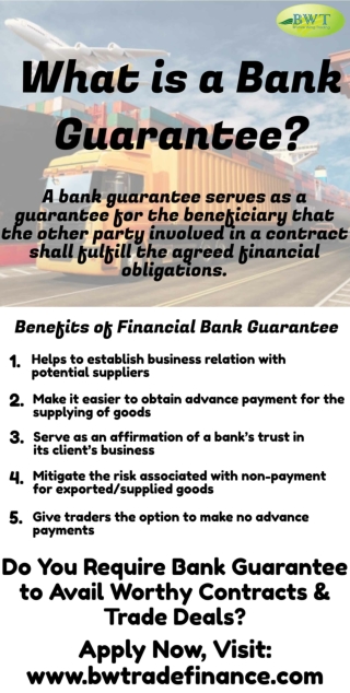 Infographic: Financial Bank Guarantee – BG Providers