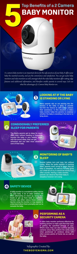 5 Top Benefits of a 2 Camera Baby Monitor