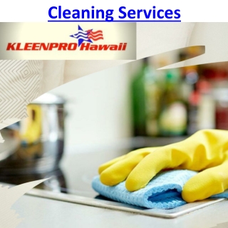 Cleaning Services
