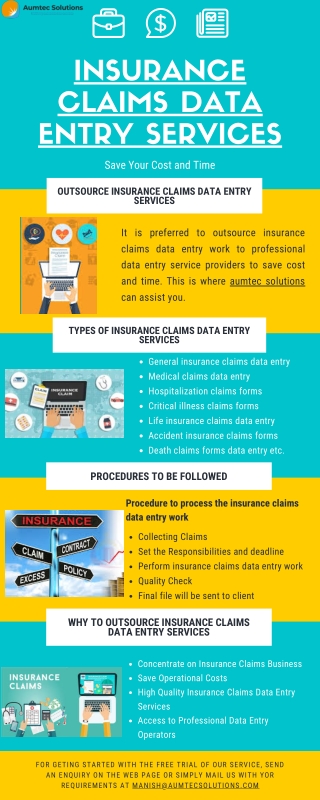 Insurance Claims Data Entry Services