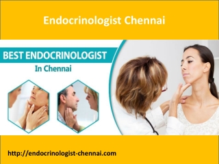 Best Endocrinologist Doctor In Chennai