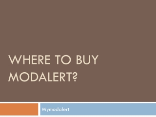 Where to buy Modalert