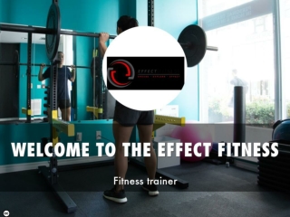 THE EFFECT FITNESS