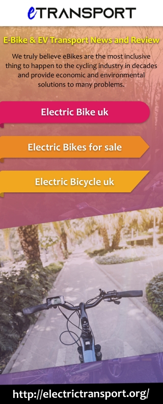 Few Best Electric Bikes for Sale in 2020 Reviewed | Electric Transport
