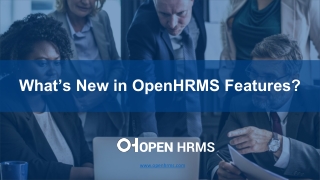 What’s New in OpenHRMS Features?