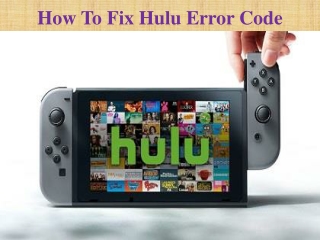 How to Fix Hulu Error Code