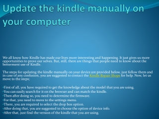 Authorised Kindle Service Center better service under cheap price