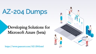 Azure Developer exam AZ-204 Dumps