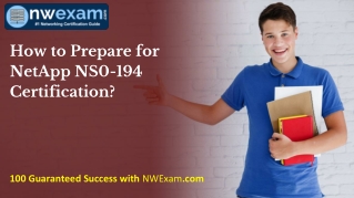 [UPDATED] Tips to Prepare NetApp NS0-194 Certification Exam