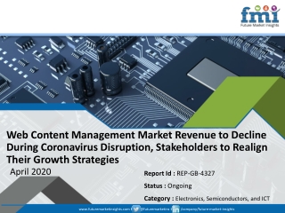Web Content Management Market Players to Reset their Production Strategies Post 2027 in an Effort to Compensate for Heav