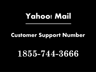 Yahoo Mail Customer Support Phone Number @ 1855-744-3666