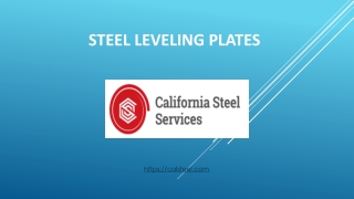 Steel Leveling Plates