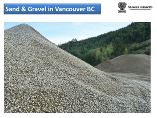 Sand & Gravel in Vancouver BC