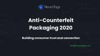 Anti-Counterfeit Packaging 2020