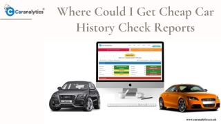 What Are The Information Gathered From Car History Check?