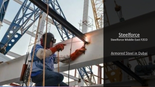 Steelforce - Armored Steel Supplier in Dubai